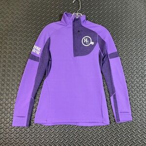 Running Man Hot Chocolate 15k Pullover‎ Activewear Top Purple Women's Size XS